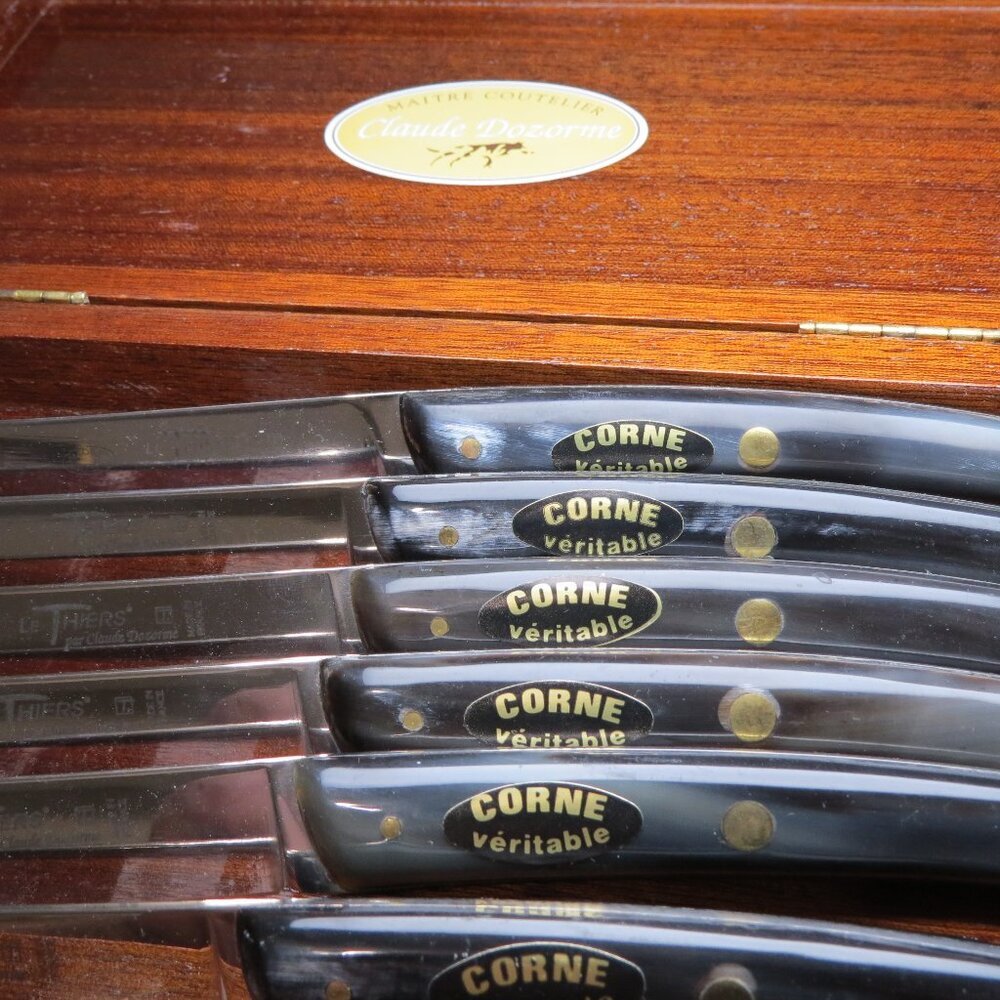 Rare pieces Laguiole steak knife by Claude Dozorme